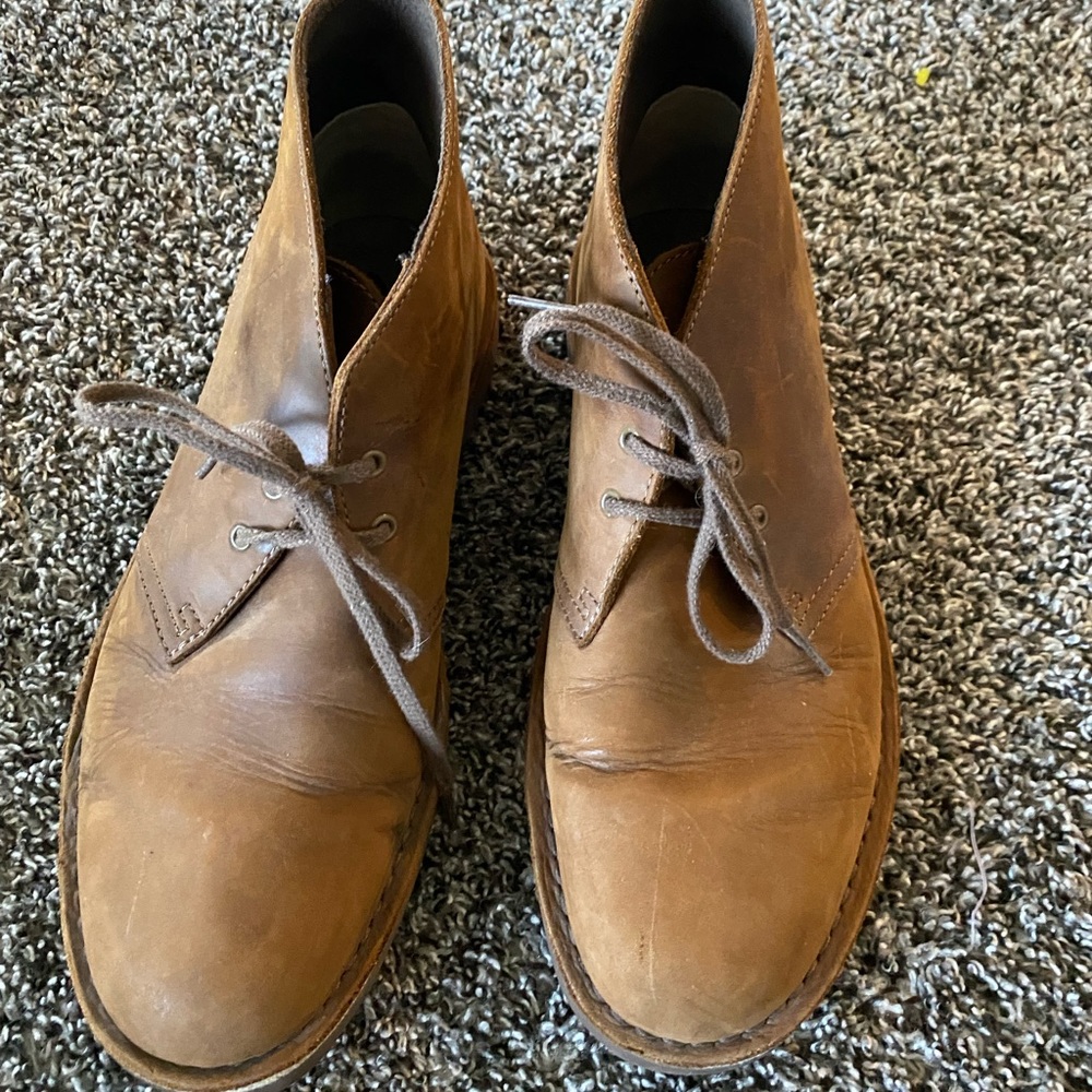 Clarks boots men’s size 10 brown booties